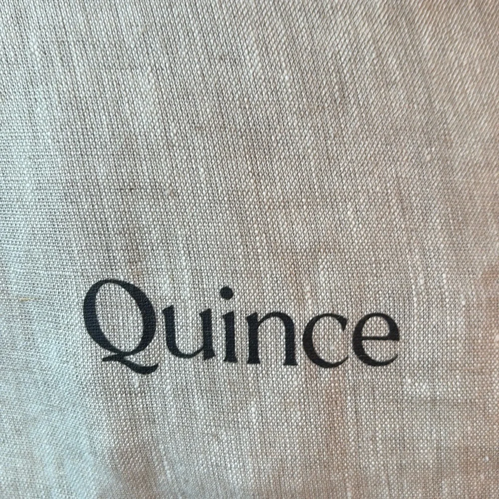 QUINCE European Linen Duvet Cover Natural Chambray Set Twin 109